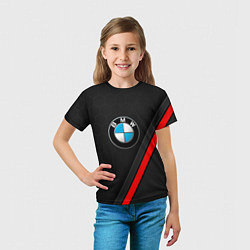 Футболка детская Bmw - бмв Абстракция, цвет: 3D-принт — фото 2