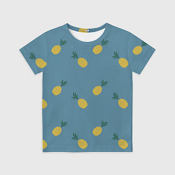 Футболка детская Pineapplы, цвет: 3D-принт