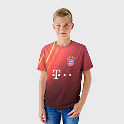 Футболка детская Bayern munchen T, цвет: 3D-принт — фото 2