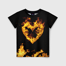 Детская футболка Fire Heart