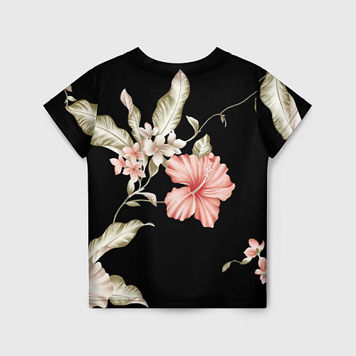 Детская футболка Летняя ночь Floral composition / 3D-принт – фото 2