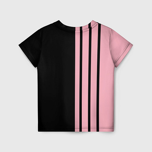 Детская футболка BLACKPINK HALF BLACK-PINK MINI LOGO / 3D-принт – фото 2