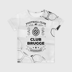 Футболка детская Club Brugge Football Club Number 1 Legendary, цвет: 3D-принт