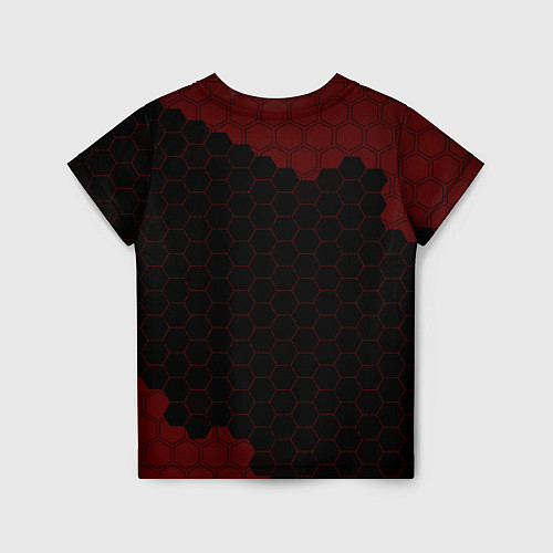 Детская футболка Символ Death Stranding и краска вокруг на темном ф / 3D-принт – фото 2