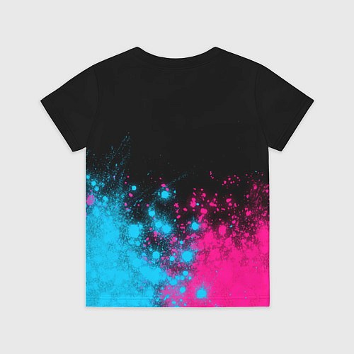Детская футболка Sevilla Neon Gradient / 3D-принт – фото 2
