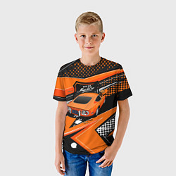 Футболка детская Vintage Tron Ретро-автомобиль, цвет: 3D-принт — фото 2