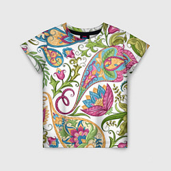 Футболка детская Fashionable floral Oriental pattern Summer 2025, цвет: 3D-принт