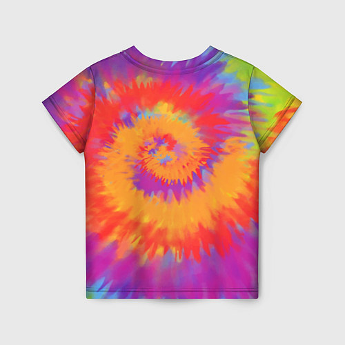 Детская футболка Тай дай в радуге / 3D-принт – фото 2