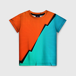 Футболка детская Геометрическая композиция Fashion trend, цвет: 3D-принт