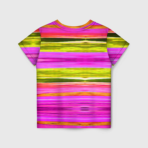 Детская футболка Game time Абстрактный полосатый узор / 3D-принт – фото 2