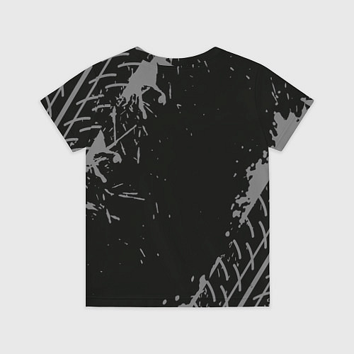 Детская футболка Great Wall в стиле Top Gear со следами шин на фоне / 3D-принт – фото 2