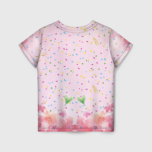 Детская футболка Лето - гном в круге для плавания / 3D-принт – фото 2