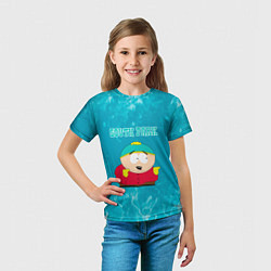 Футболка детская Южный Парк - пламя, цвет: 3D-принт — фото 2