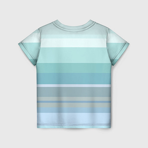 Детская футболка Морские линии / 3D-принт – фото 2