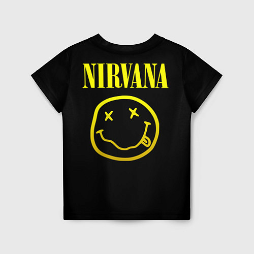 Детская футболка Nirvana - Kurt Donald Cobain / 3D-принт – фото 2