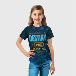 Футболка детская Игра Destiny: PRO Gaming, цвет: 3D-принт — фото 2