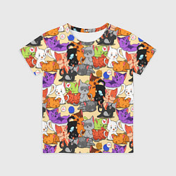 Футболка детская Котики-такие котики, цвет: 3D-принт