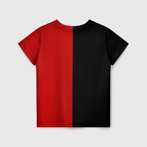 Детская футболка Чикаго Буллз black & red / 3D-принт – фото 2