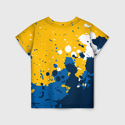 Детская футболка Сборная Уругвая Краска / 3D-принт – фото 2