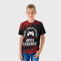 Футболка детская Apex Legends пришел, увидел, победил, цвет: 3D-принт — фото 2