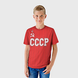 Футболка детская Союз Советских Социалистических Республик, цвет: 3D-принт — фото 2