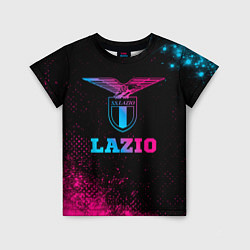 Футболка детская Lazio - neon gradient, цвет: 3D-принт