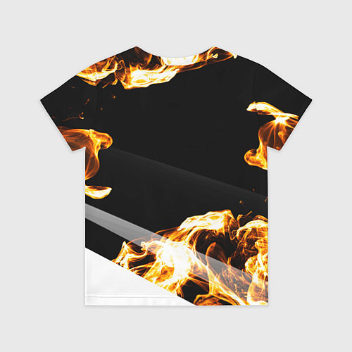 Детская футболка Lazio legendary sport fire / 3D-принт – фото 2