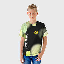 Футболка детская Боруссия Абстракция, цвет: 3D-принт — фото 2