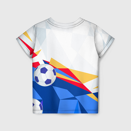 Детская футболка Bayern munchen Абстракция геометрии / 3D-принт – фото 2
