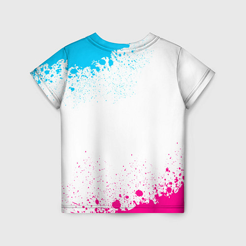 Детская футболка Poppy Playtime neon gradient style / 3D-принт – фото 2