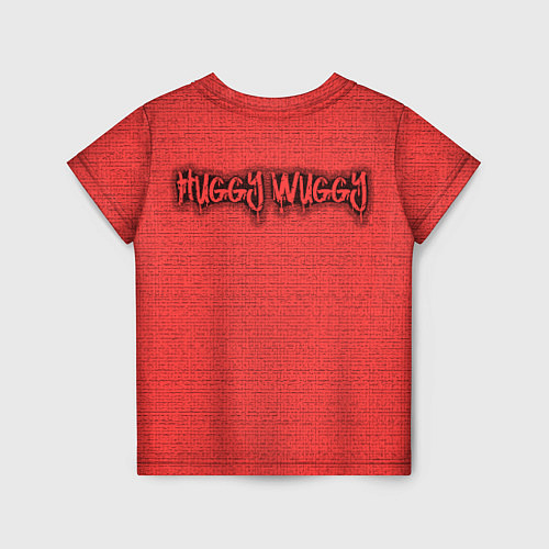 Детская футболка Хаги Ваги на красном фоне / 3D-принт – фото 2