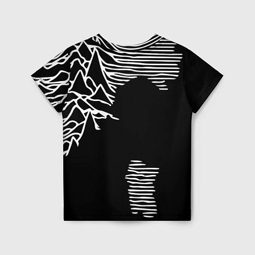 Детская футболка Joy Division - неровность горы / 3D-принт – фото 2