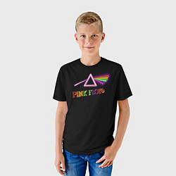 Футболка детская Pink Floyd: все цвета радуги, цвет: 3D-принт — фото 2