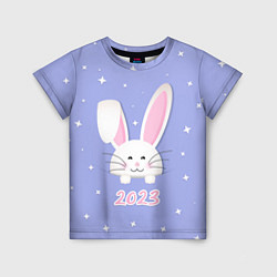 Детская футболка Кролик - символ 2023 года