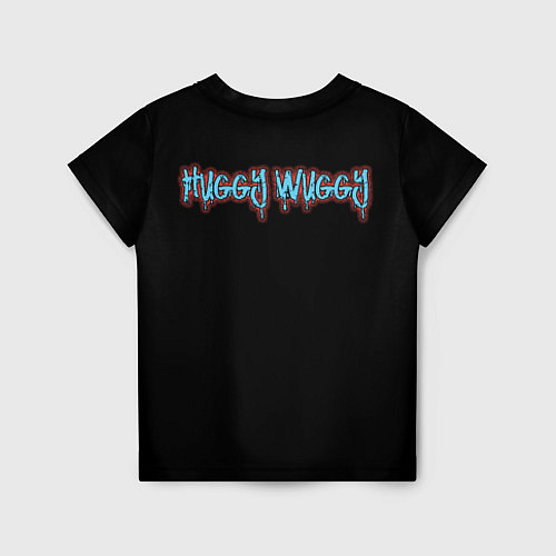 Детская футболка Хаги Ваги на чёрном фоне / 3D-принт – фото 2