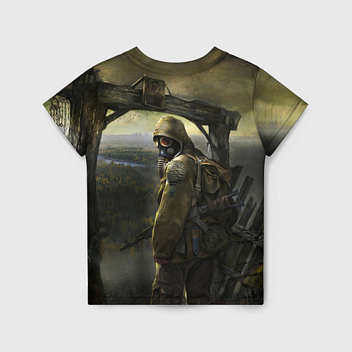 Детская футболка STALKER Тень Чернобыля Постер / 3D-принт – фото 2