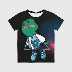 Футболка детская Pepe Frog Fly, цвет: 3D-принт