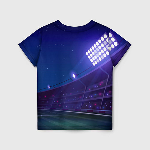 Детская футболка Lyon ночное поле / 3D-принт – фото 2