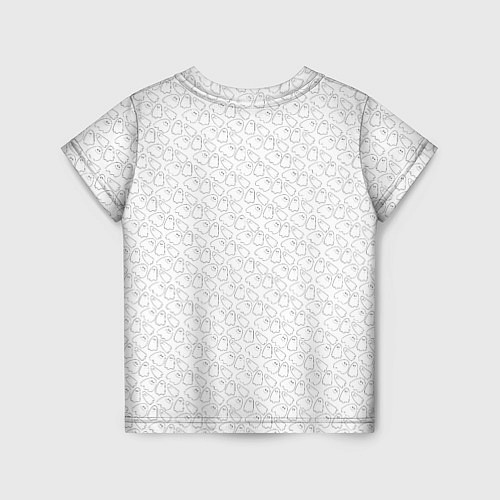 Детская футболка Little Ghosts on white / 3D-принт – фото 2