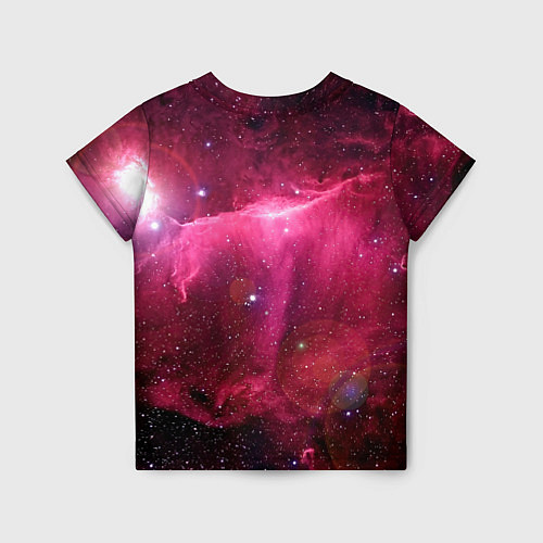 Детская футболка Рубиновая туманность / 3D-принт – фото 2