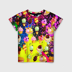 Футболка детская Мороженки Вкуснятина, цвет: 3D-принт