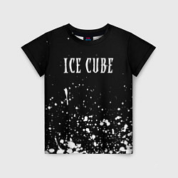 Футболка детская Ice Cube - брызги краски, цвет: 3D-принт