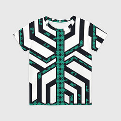 Футболка детская Киберпанк сеть, цвет: 3D-принт