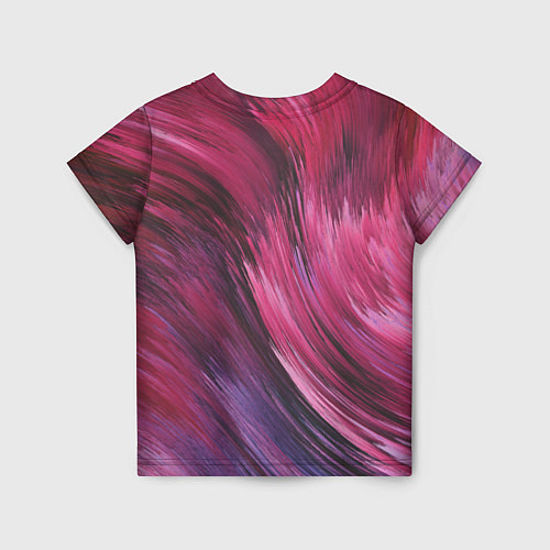 Детская футболка Текстура буря красок / 3D-принт – фото 2