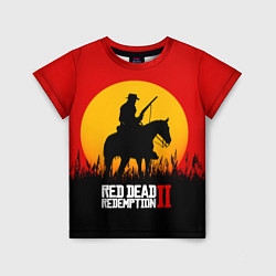 Детская футболка Red Dead Redemption 2 - закат