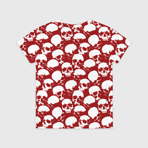 Детская футболка Череп и кровь / 3D-принт – фото 2