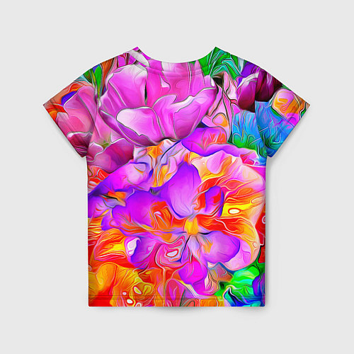 Детская футболка Flower Illusion / 3D-принт – фото 2