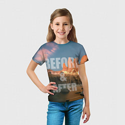 Футболка детская BEFORE&AFTER, цвет: 3D-принт — фото 2