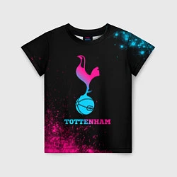 Футболка детская Tottenham - neon gradient, цвет: 3D-принт