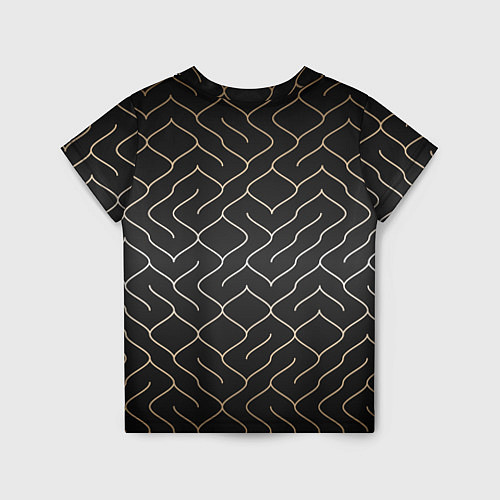 Детская футболка Black Gold - Лабиринт / 3D-принт – фото 2